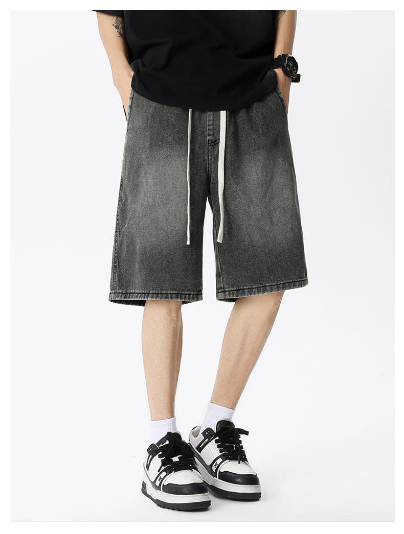 Men's Casual Light Blue Denim Shorts | Comfortable & Stylish
