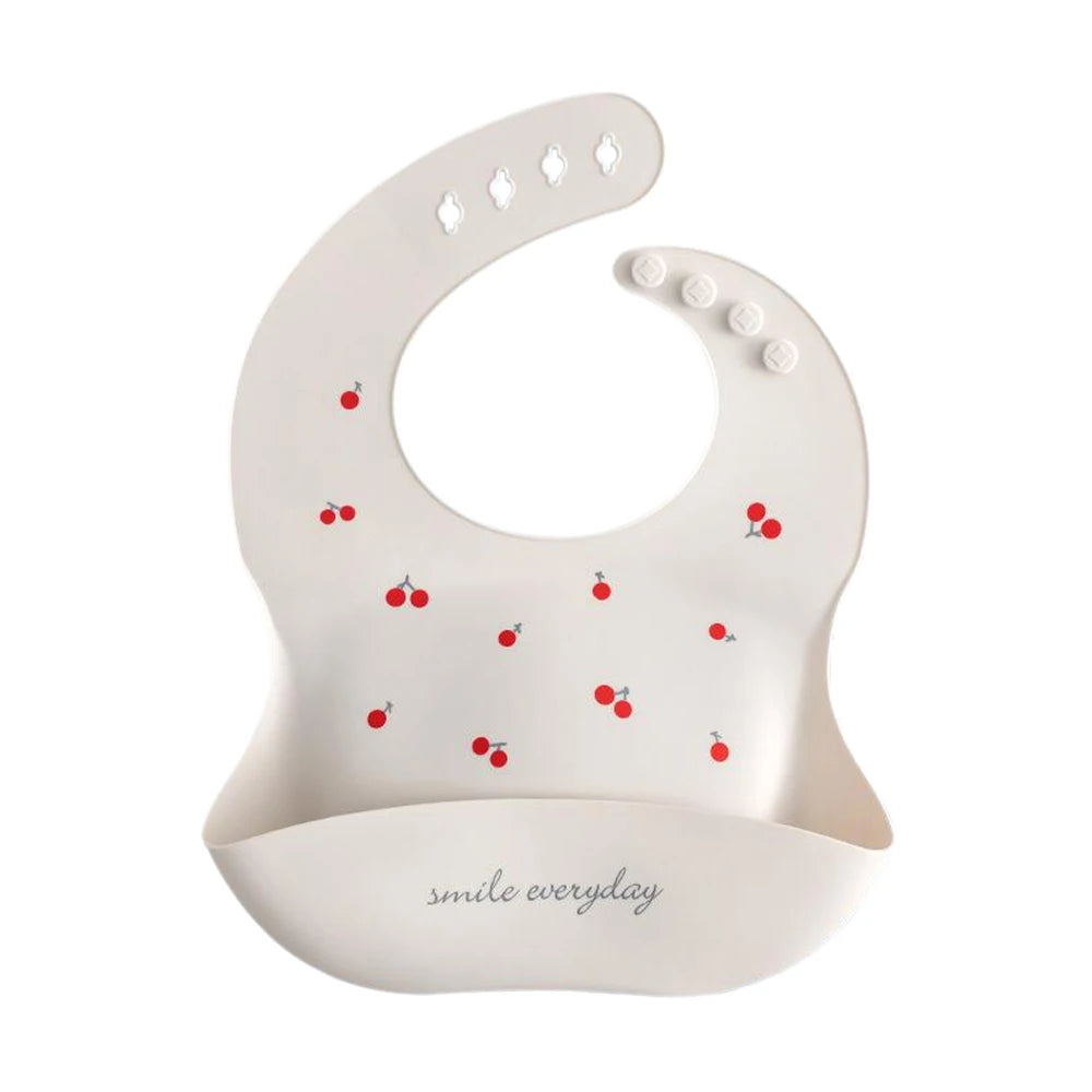 Adjustable Waterproof Silicone Baby Feeding Bibs for Kids