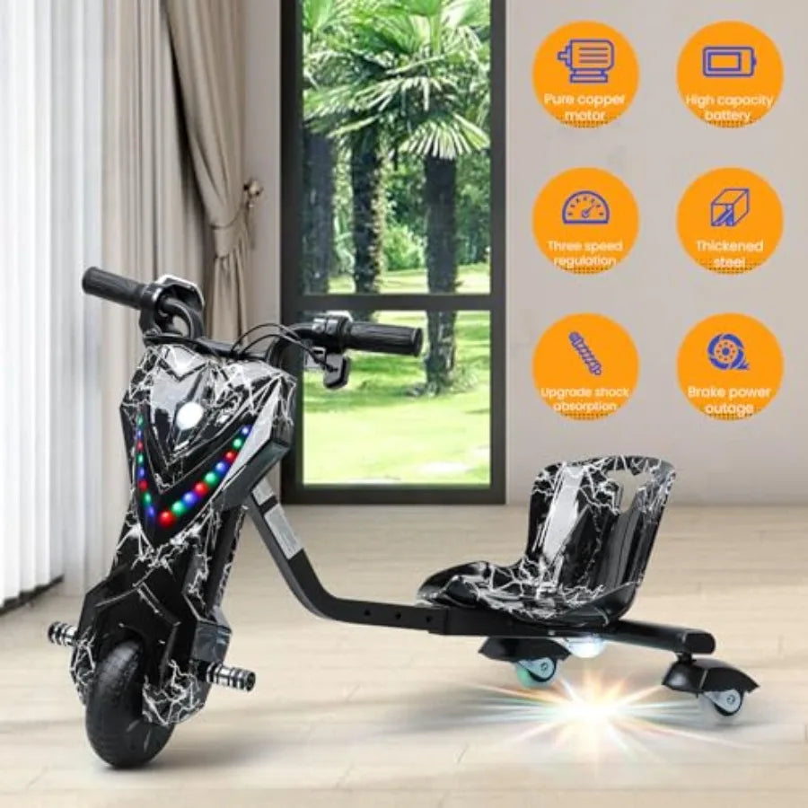 Electric Drift Trike for Kids | Fun & Thrilling 12V Ride-On