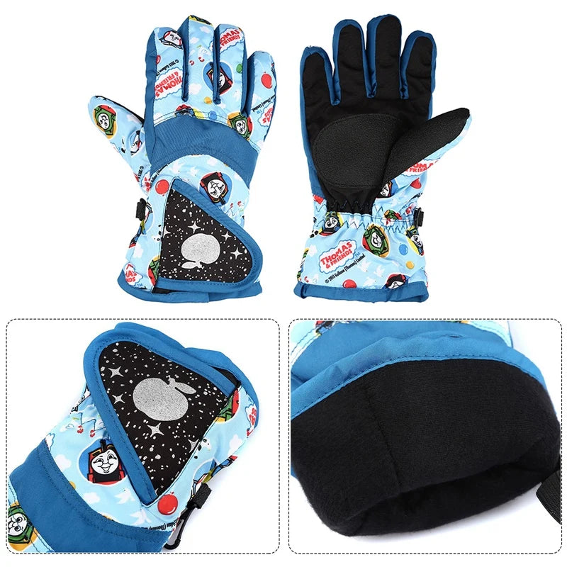 Winter Warm Snowboarding Ski Gloves for Kids | Waterproof & Breathable