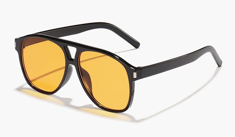 Luxury Big Frame Pilot Sunglasses | Trendy UV400 Shades