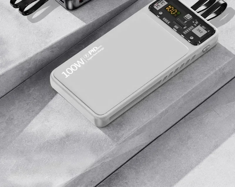 Super Fast 200000mAh Power Bank | Dual Port Charger for All Devices