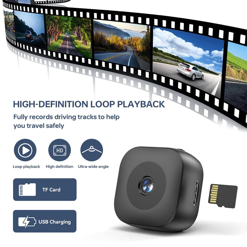 Smart 4K Mini Camera | Full Color Night Vision & Motion Detection