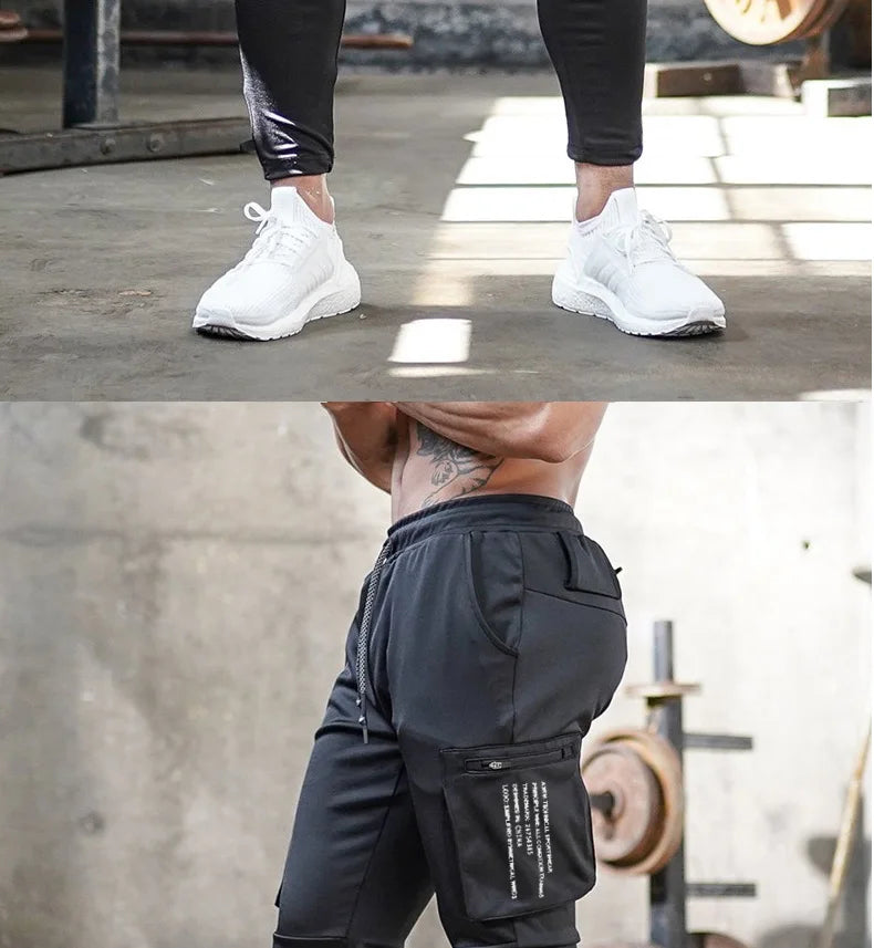 Men's Multi-Pocket Workout Training Pants | Stylish Jogging Sweatpants