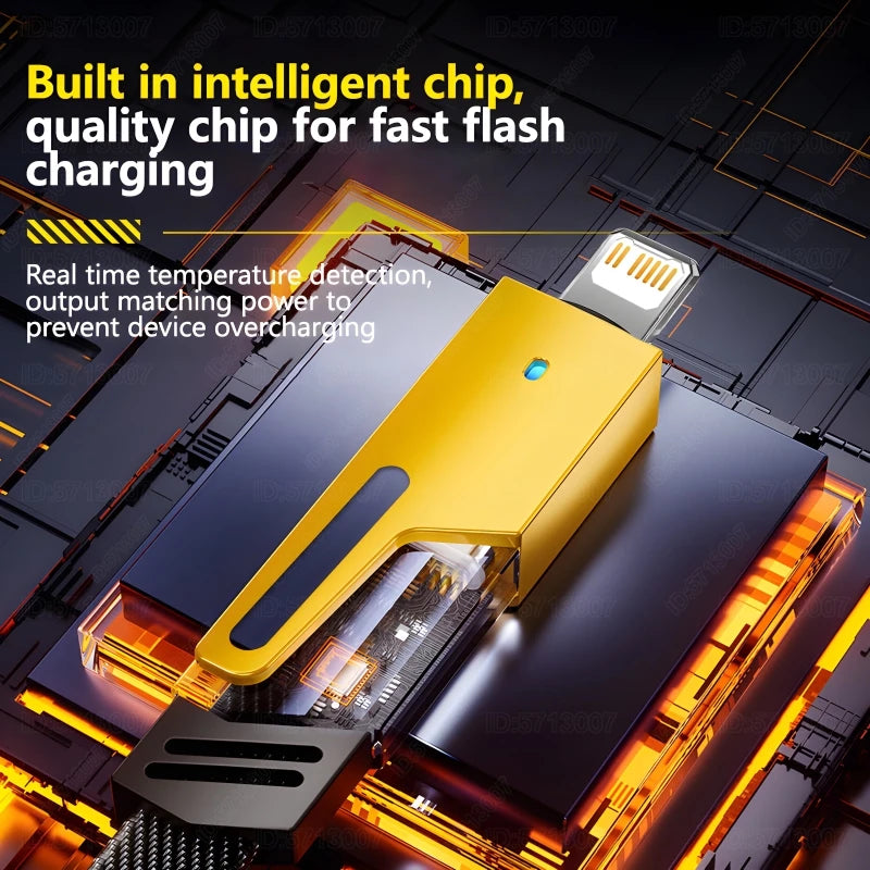 Fast Charging USB Type C Cable | 65W Mecha Style for All Devices