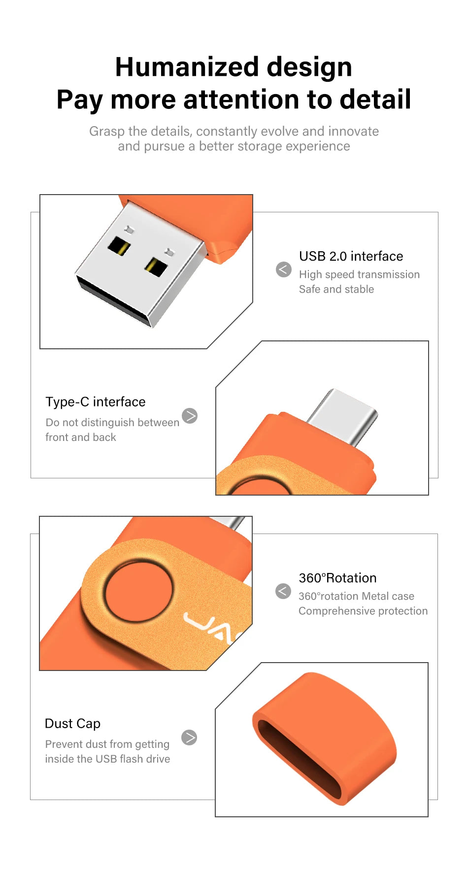 Creative Type-C USB Flash Drive – Reliable Memory Storage