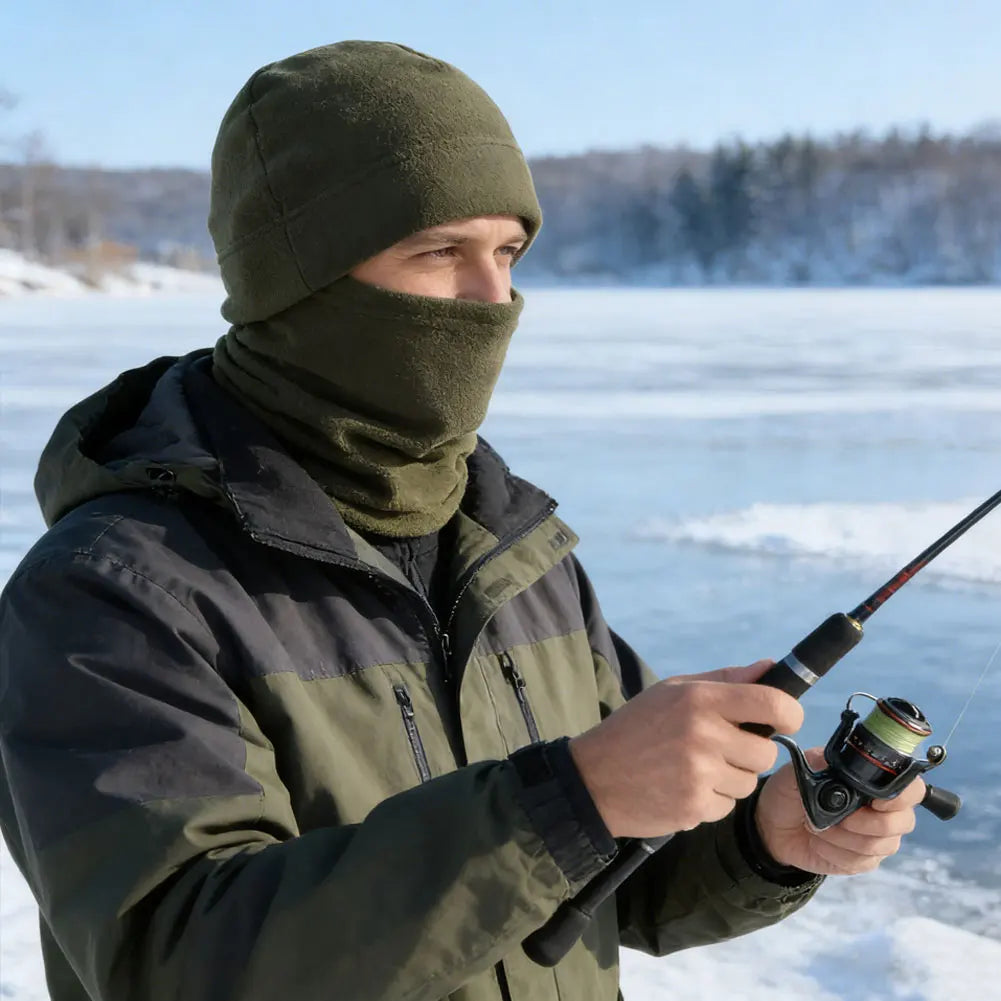 Unisex Winter Fleece Balaclava Set | Versatile Thermal Hat & Scarf