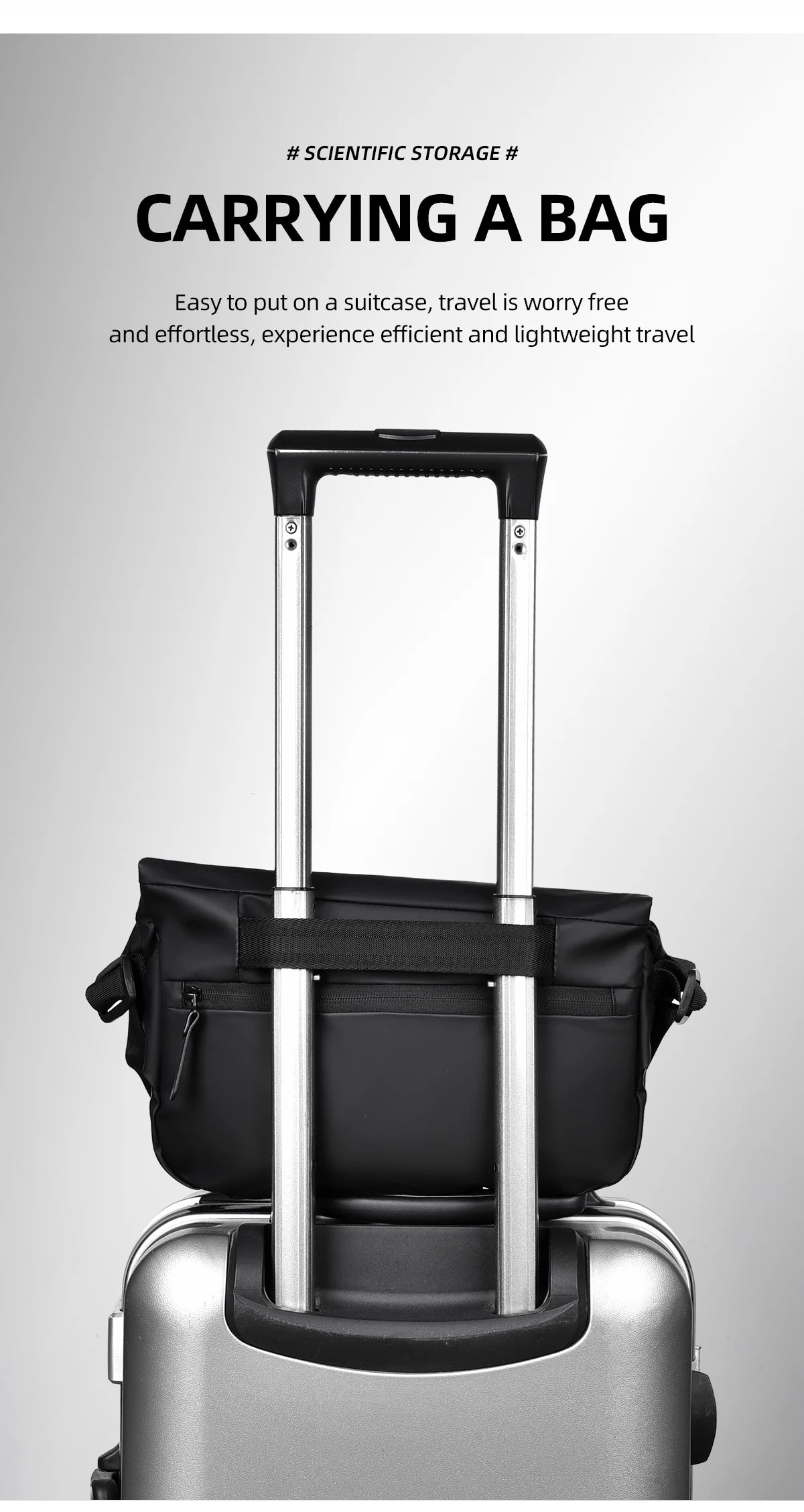 Men's Waterproof Sling Bag | Casual Crossbody Chest Bag