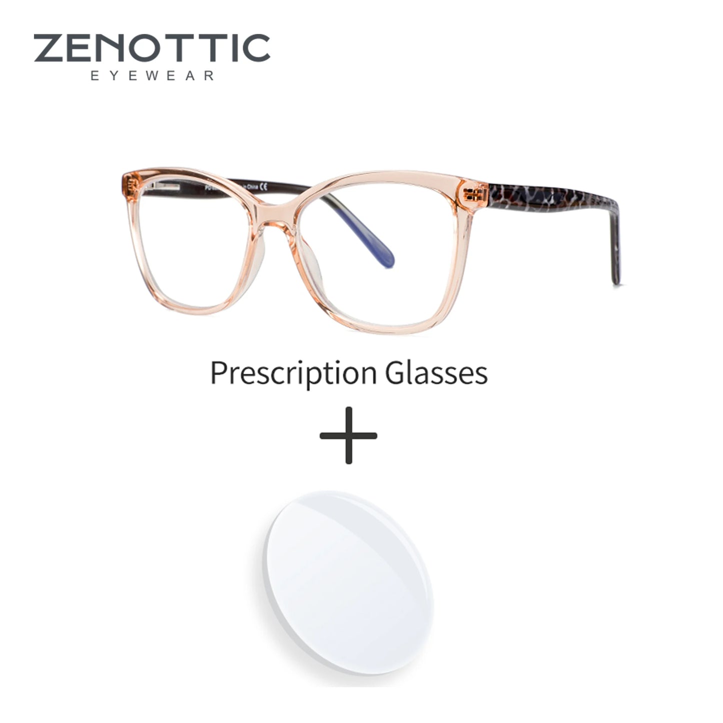 Stylish Women's Prescription Glasses | Progressive Square Acetate Frames