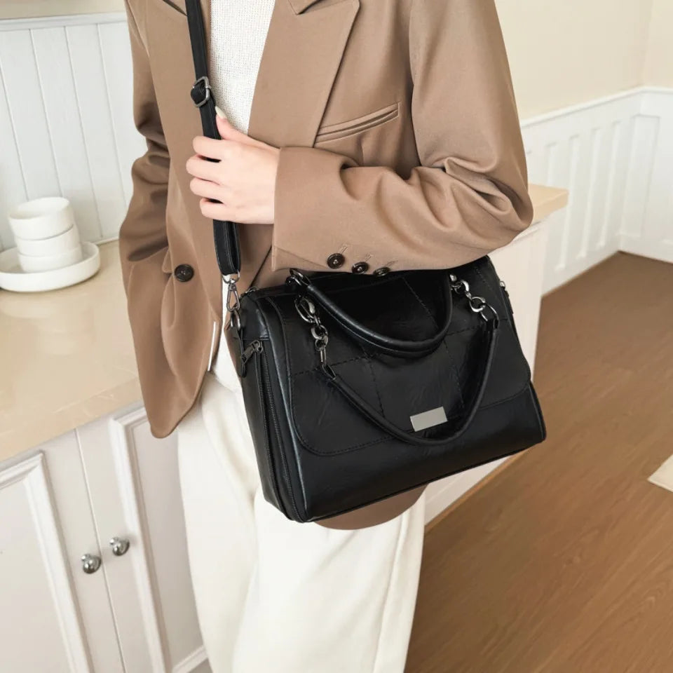 Luxury PU Leather Hand Bags for Women | Versatile Tote & Crossbody