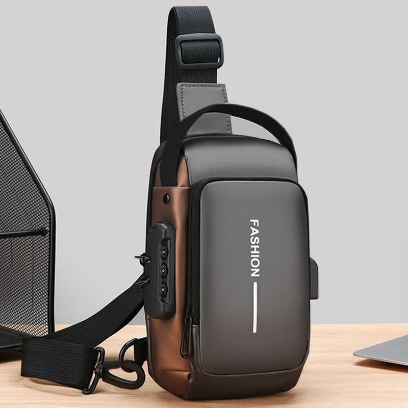 Casual Waterproof Anti-Theft Sling Bag | Durable Chest Backpack