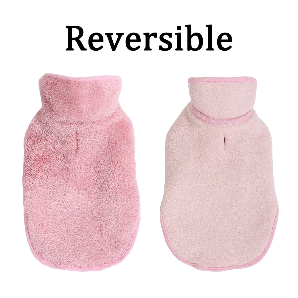 Reversible High Neck Cat Jacket Coat | Winter Warmth for Pets