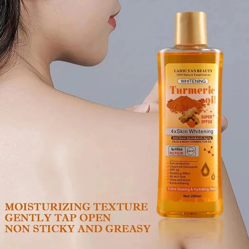 200ml Turmeric Essential Oil Moisturizer | Deep Hydration Face Serum