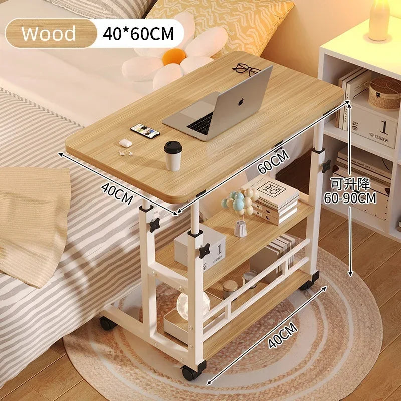 Adjustable Laptop Desk with Wheels | Portable Study Table