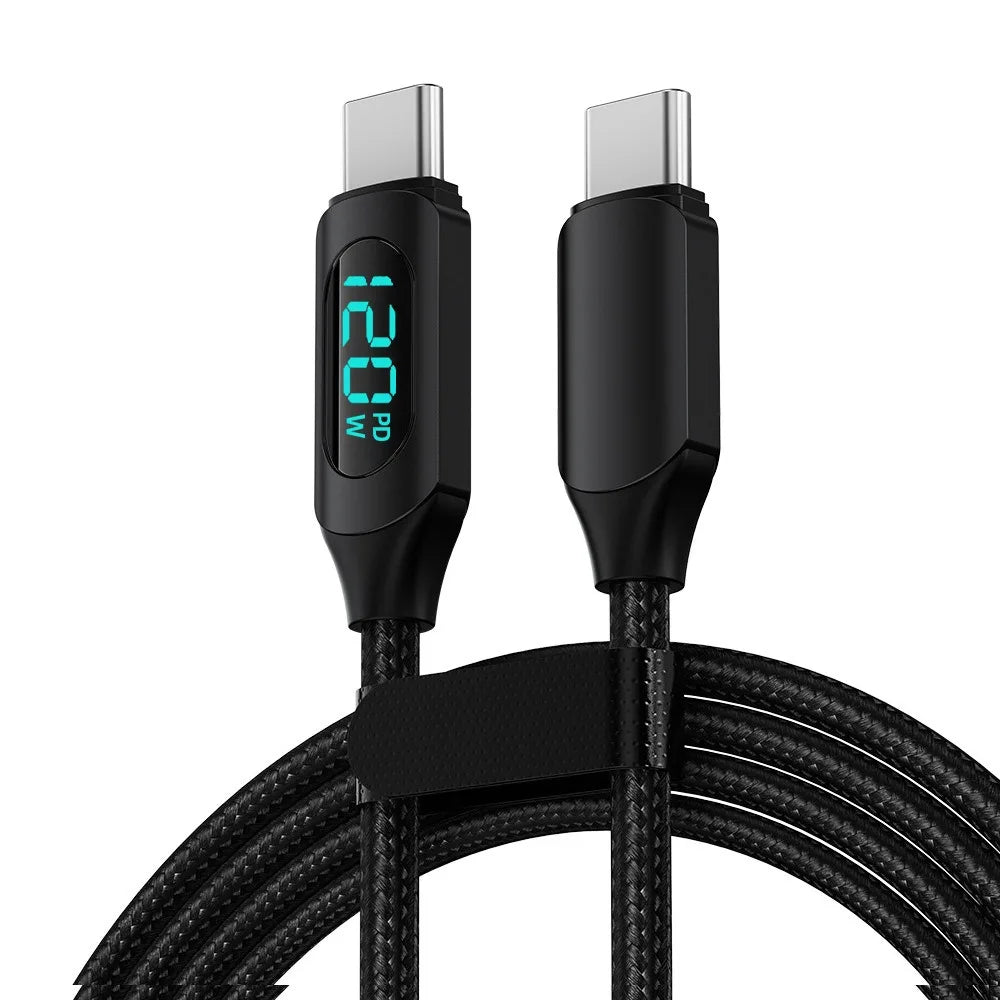 120W Super Fast Type C Charging Cable | High-Speed Data Cord