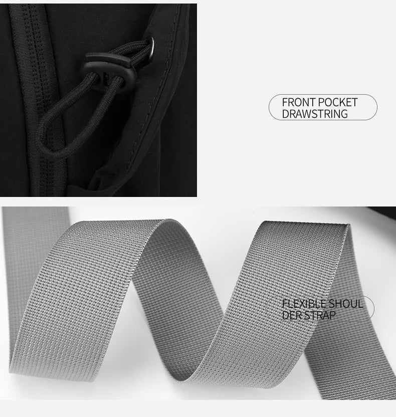 Versatile Outdoor Chest Bag | Large Capacity Sports Messenger Bag