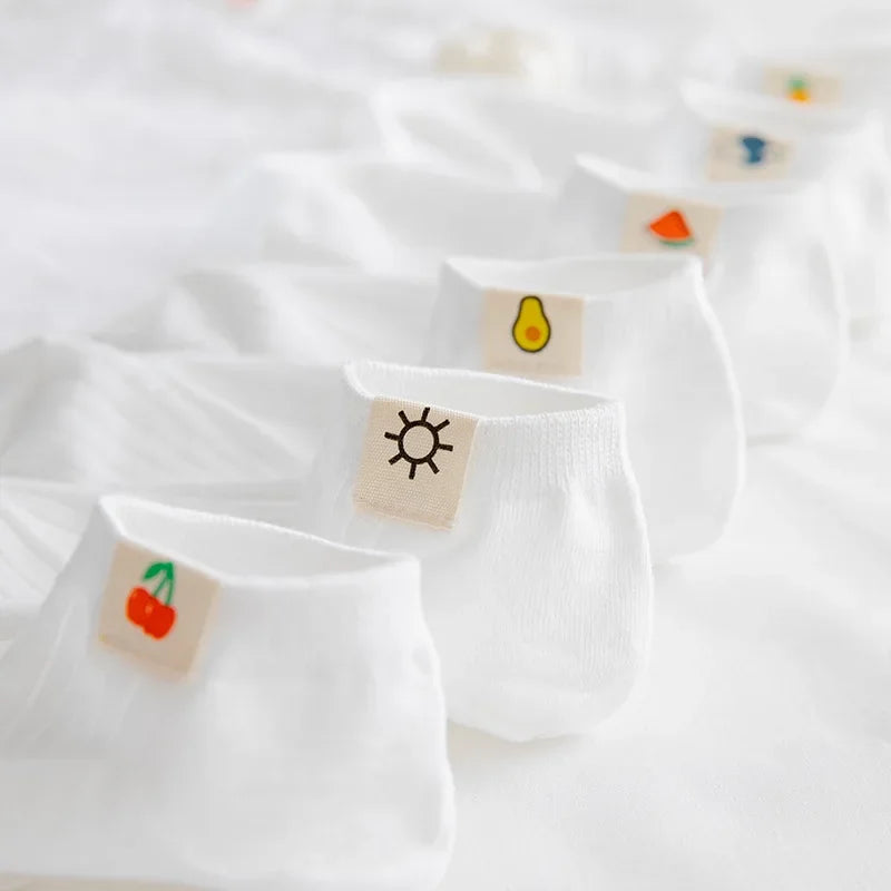 Cute Cartoon Low Cut Ankle Socks for Women | Cozy Summer Footwear