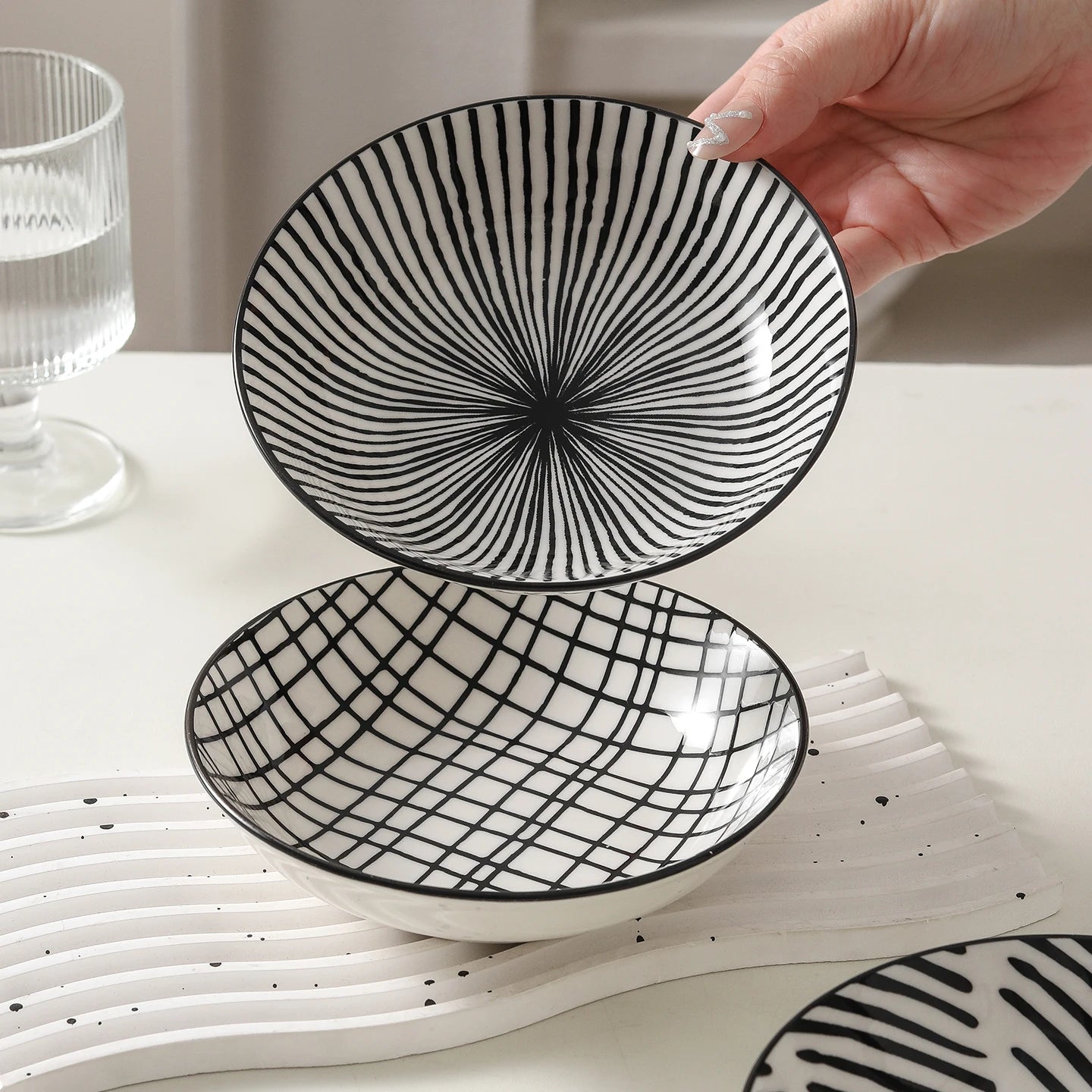 6-Pack Ceramic Dipping Dishes | Stylish Appetizer Plates
