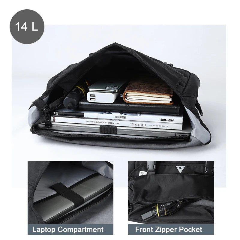 Waterproof Men Messenger Bag | Stylish Anti-Theft Crossbody Bag