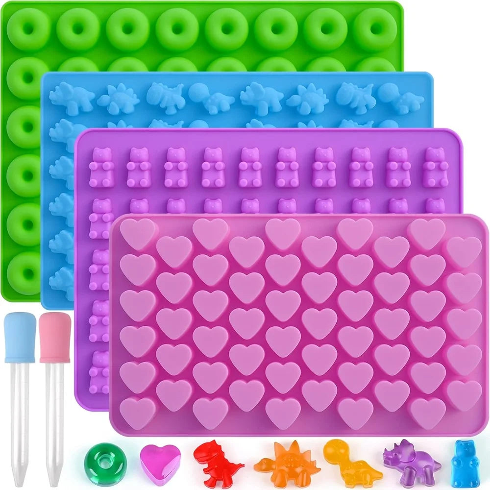 DIY Candy Silicone Moulds Set | Create Fun Gummy Treats at Home