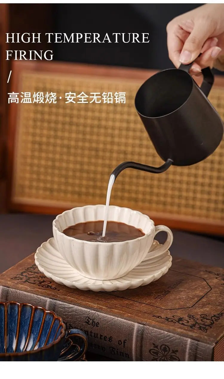 Elegant Japanese Retro Teapots & Ceramic Mugs Set for Tea Lovers