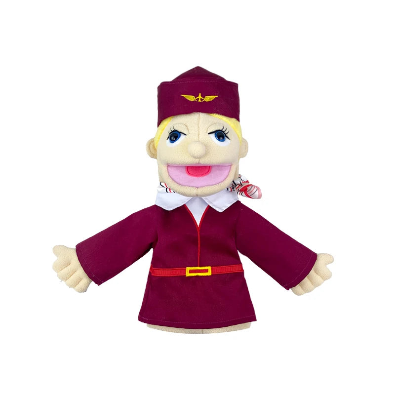 Cartoon Profession Series Plush Hand Puppets | Fun & Engaging Dolls