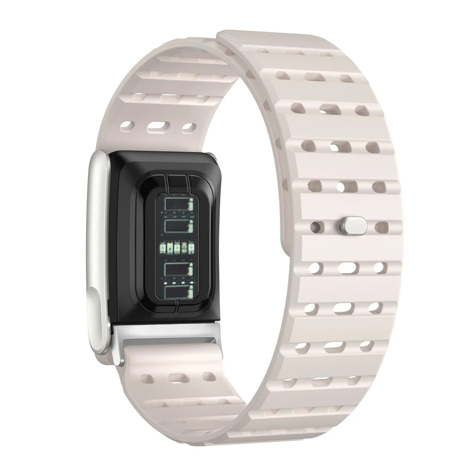 Breathable Magnetic Silicone Sport Watch Strap | Water-Resistant Band