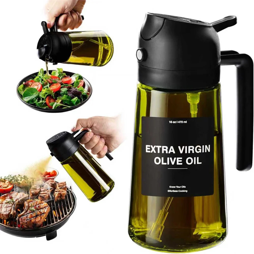 470 ML Oil Sprayer for Cooking | Versatile Olive Oil Dispenser