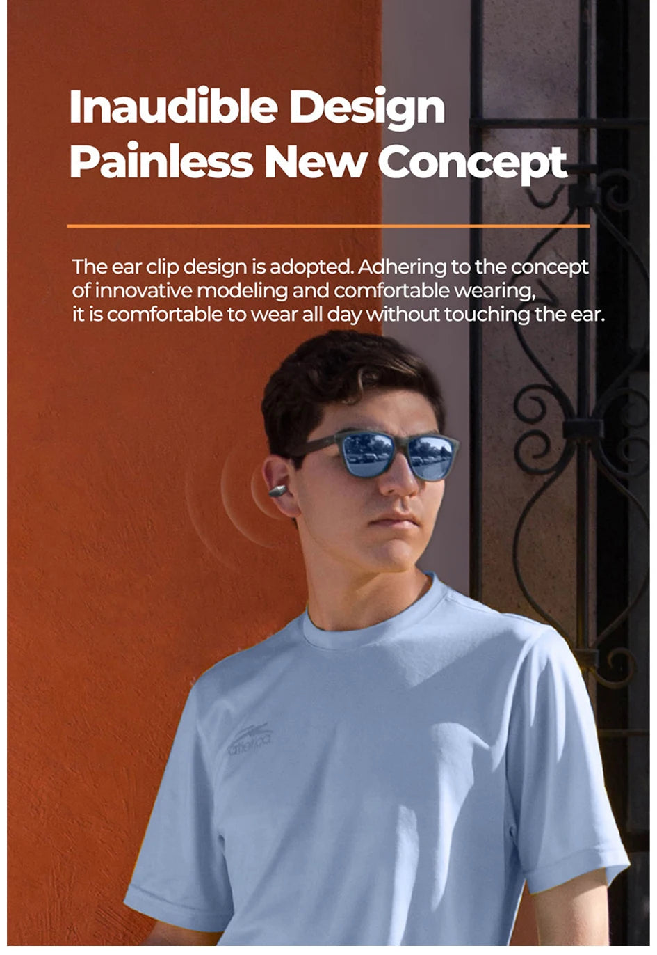 High-Fidelity Wireless Bone Conduction Earbuds | Comfortable Audio Experience