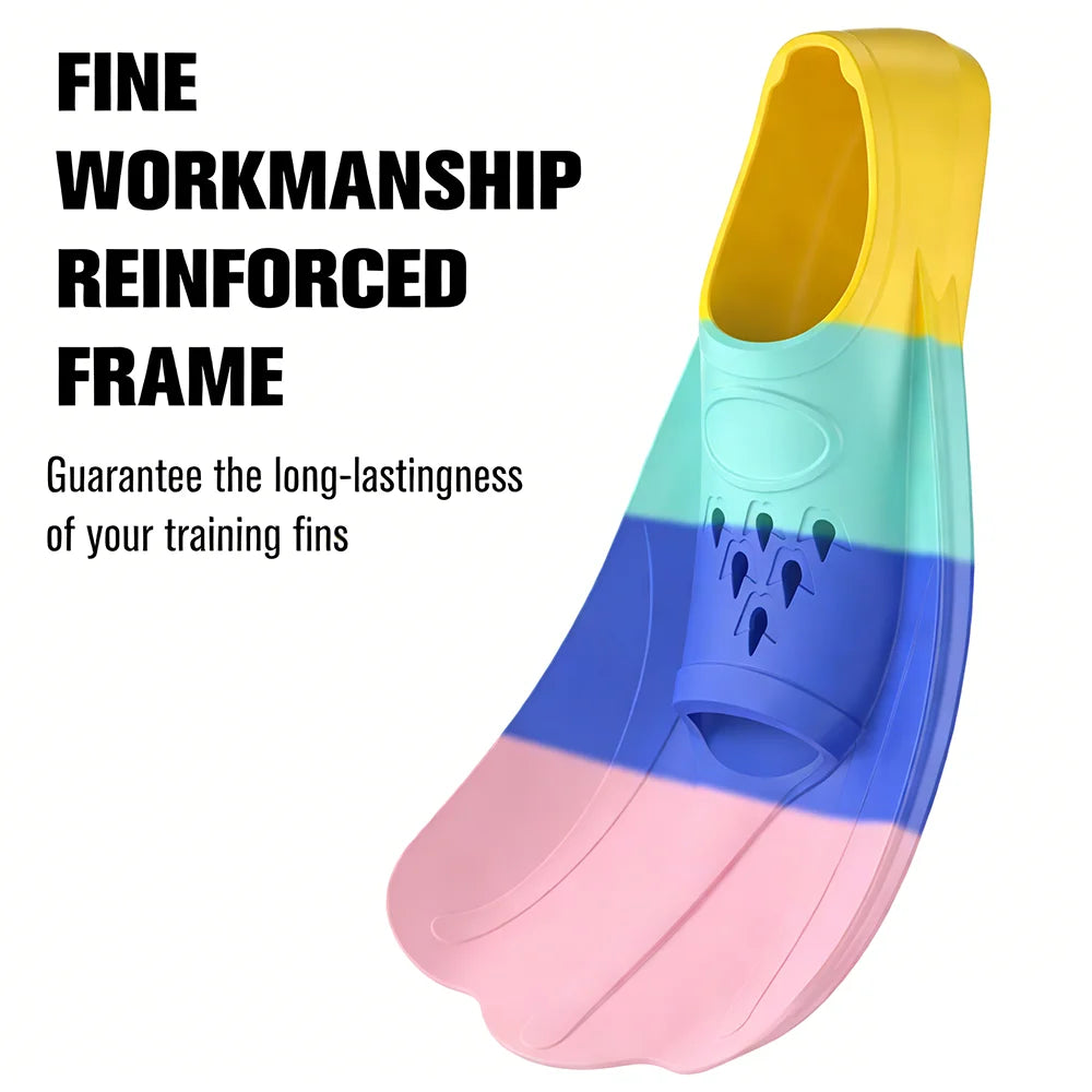 Comfortable Silicone Swimming Fins for Diving and Snorkeling