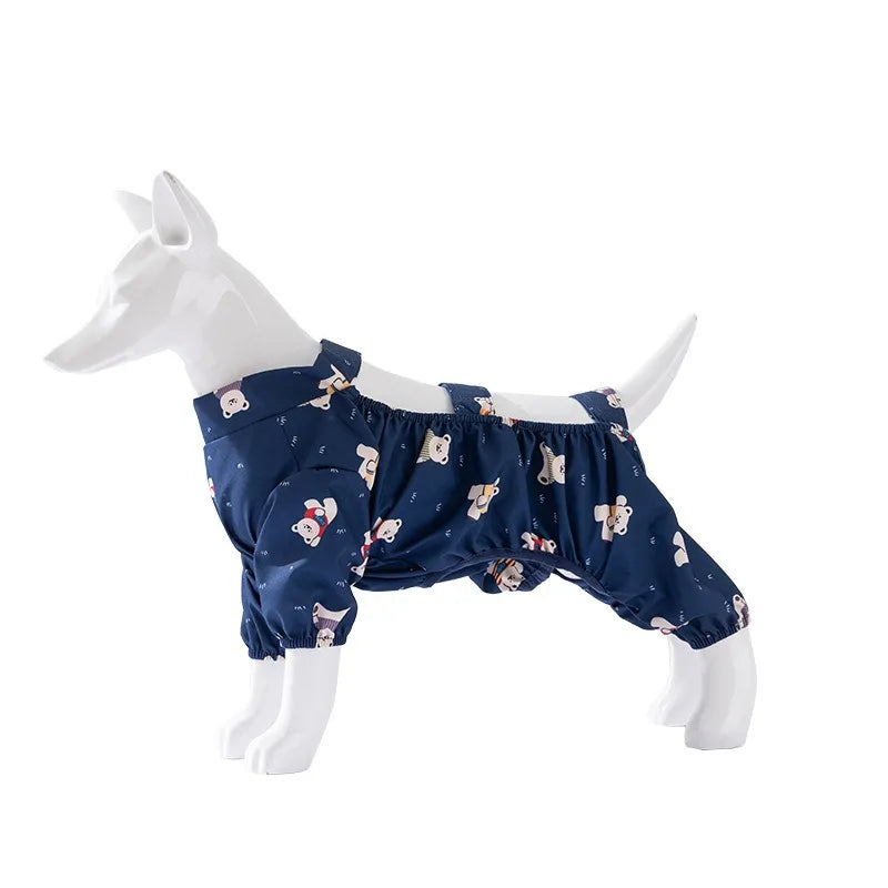 Waterproof Pet Pants | Summer Full Print Corgi Dog Clothing