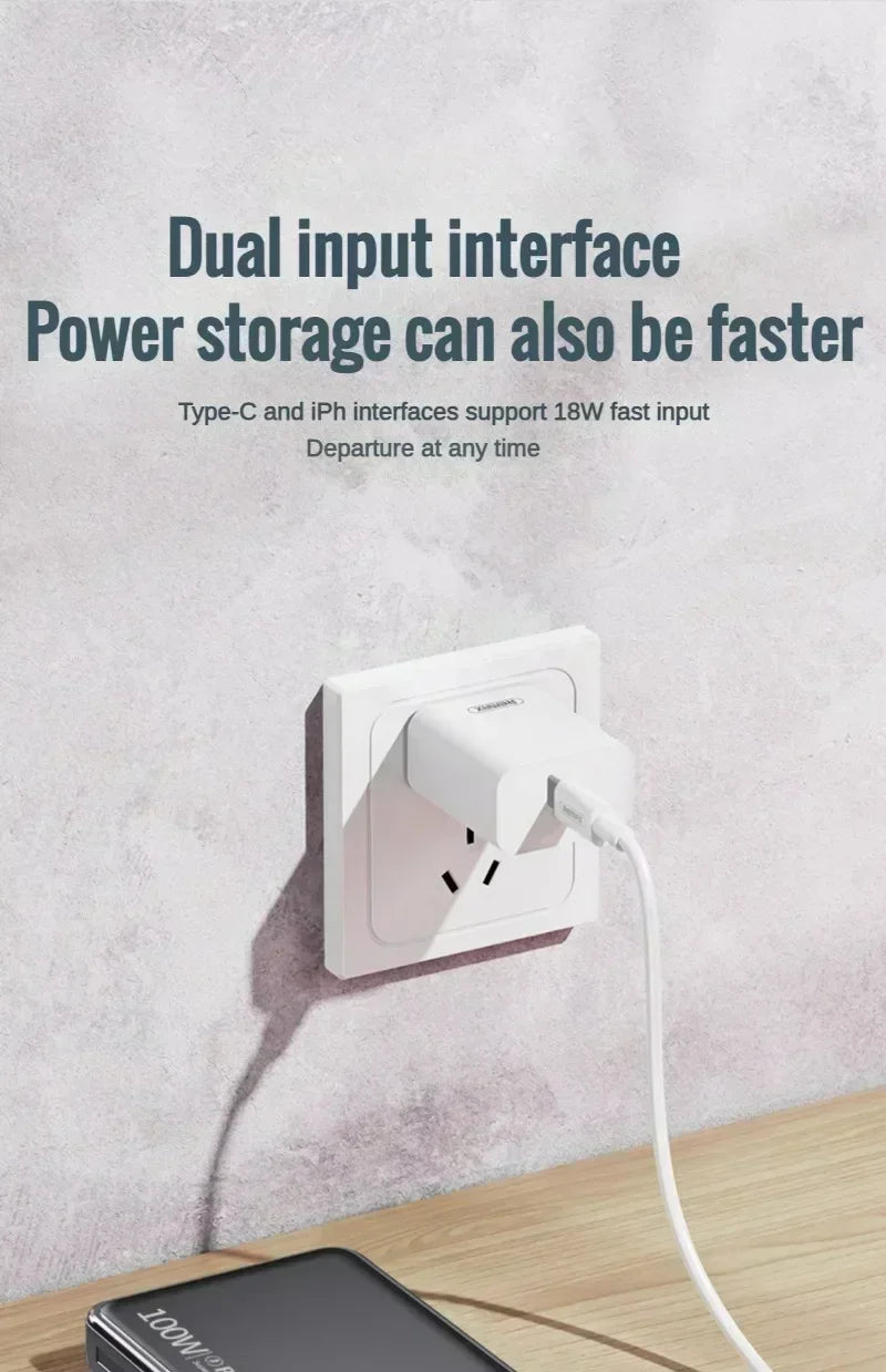 Super Fast 200000mAh Power Bank | Dual Port Charger for All Devices
