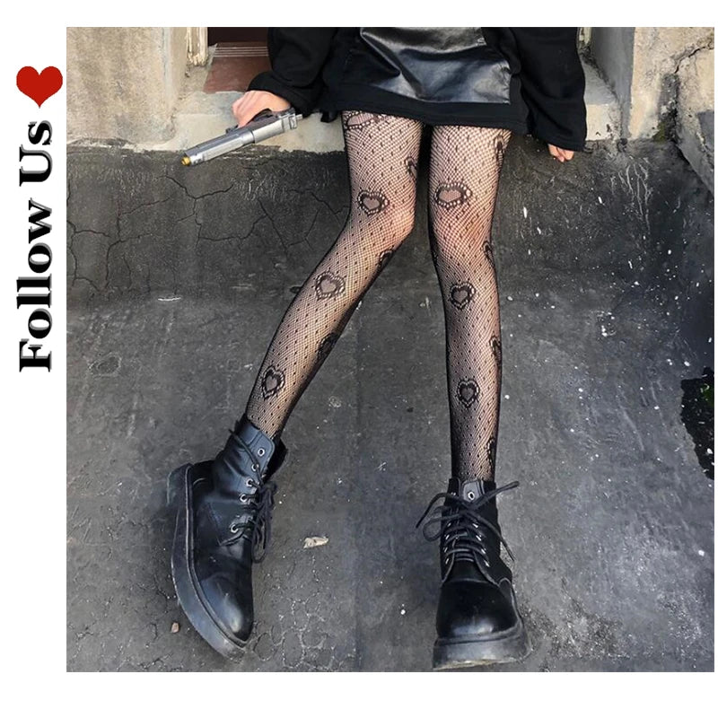 Long Sexy Fishnet Stockings for Women | Embrace Gothic Style