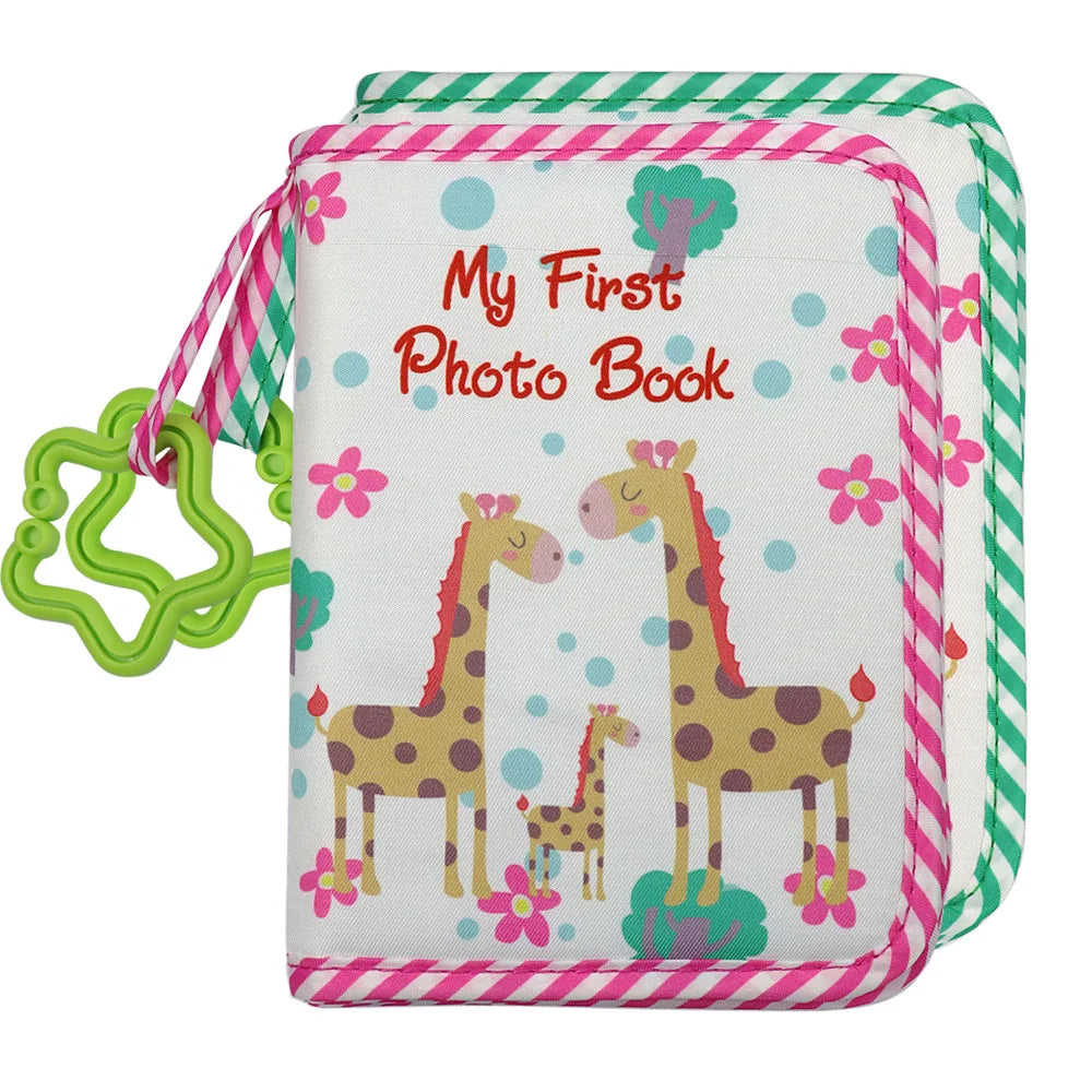 Baby Photo Album for First Year Memories | Giraffe Growth Book