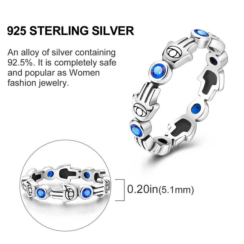 High-Quality 925 Sterling Silver Infinite Love Ring for Women