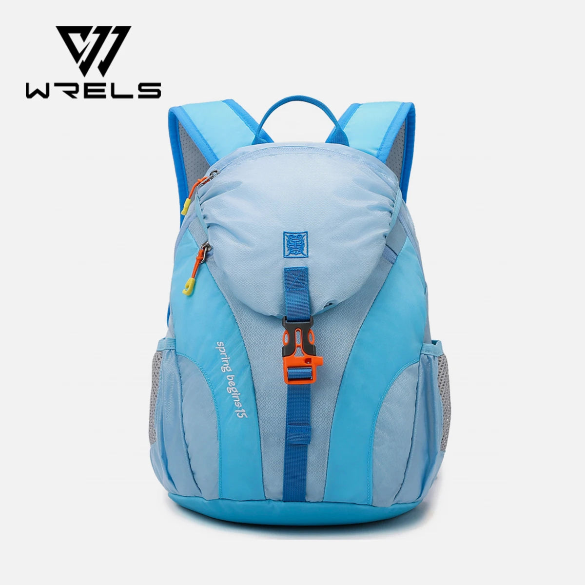 WRELS Outdoor Mountaineering Backpack Large Capacity Sports Backpack Waterproof Folding Schoolbag Ultra-light Cycling Traveling