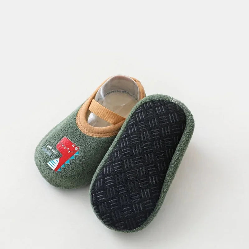 Newborn Anti-Slip Cartoon Shoes | Warm Winter Indoor Slippers