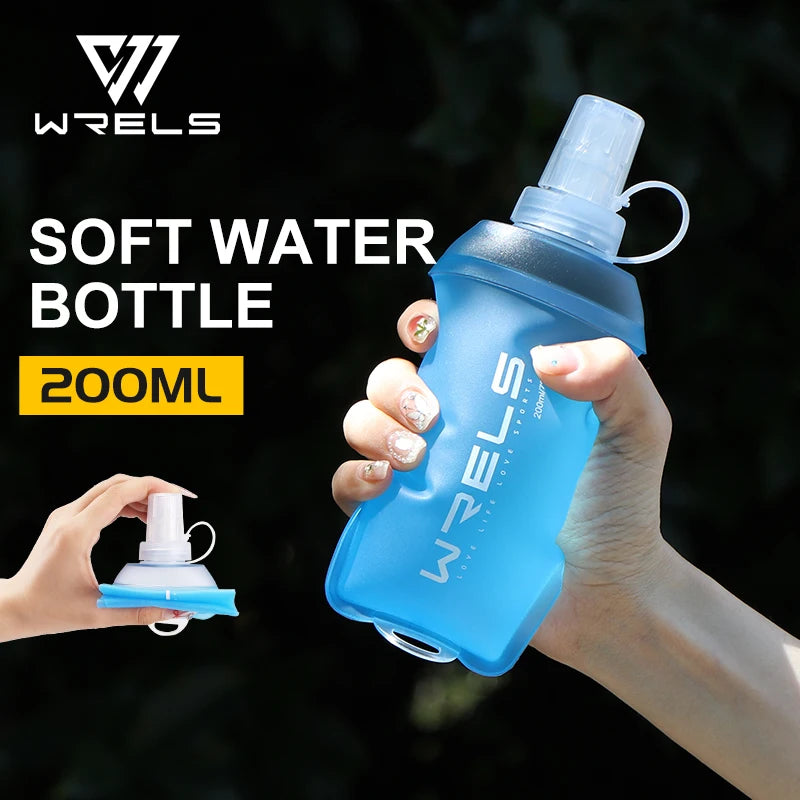 Soft Folding Water Bottle for Camping & Running | BPA Free Flask