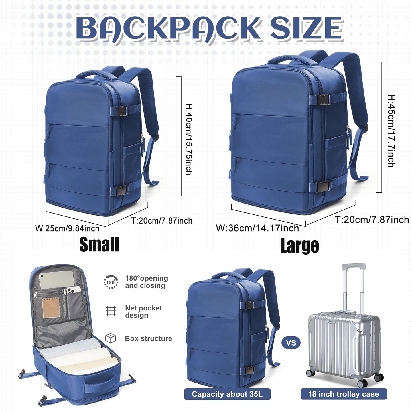 Travel Backpack for Any Adventure | Cabin Luggage Backpack