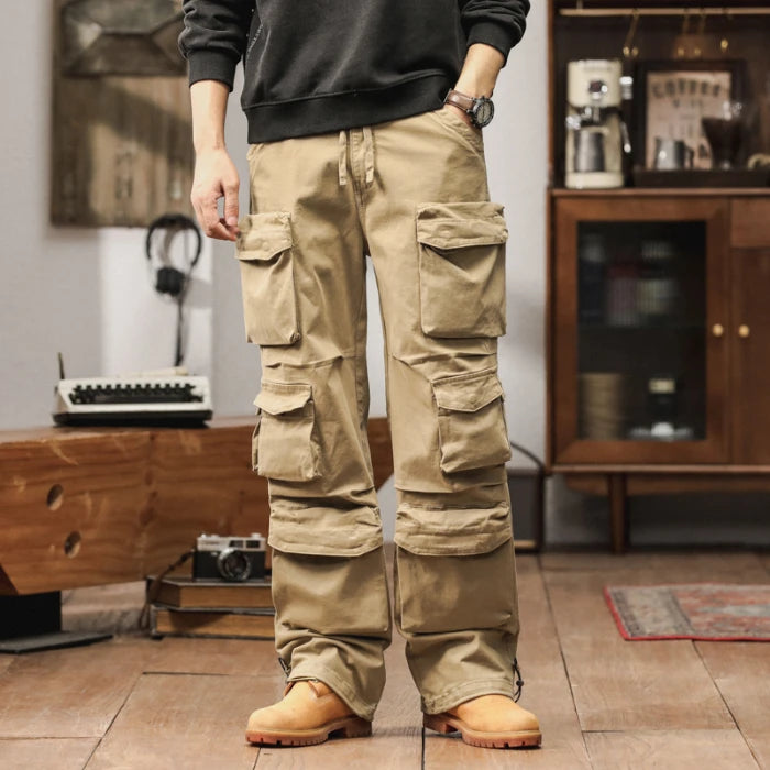 Versatile Men's Cargo Jogger Pants for Outdoor Adventures