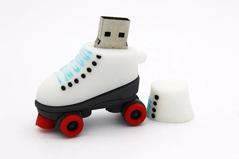 Cartoon Skates USB Flash Drive | Creative High-Speed Pendrive
