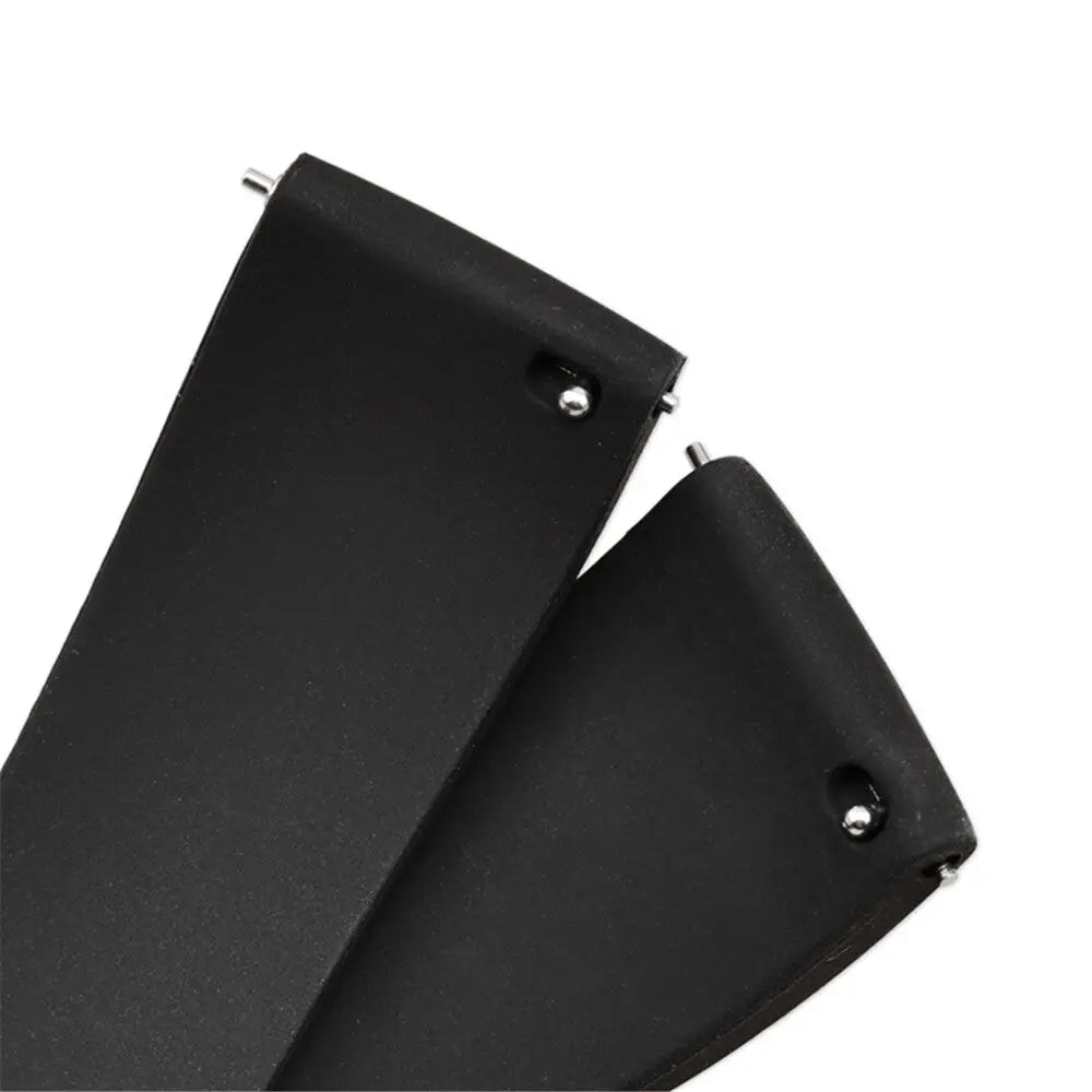 Soft Silicone Quick Release Watchband with Butterfly Buckle