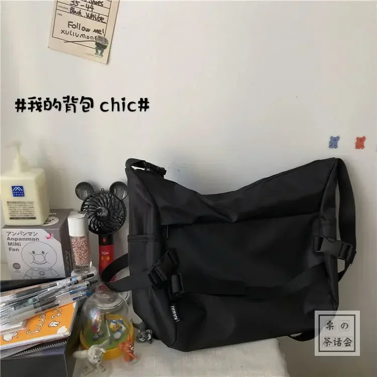 Stylish Canvas Messenger Bag | Versatile & Spacious Travel Companion