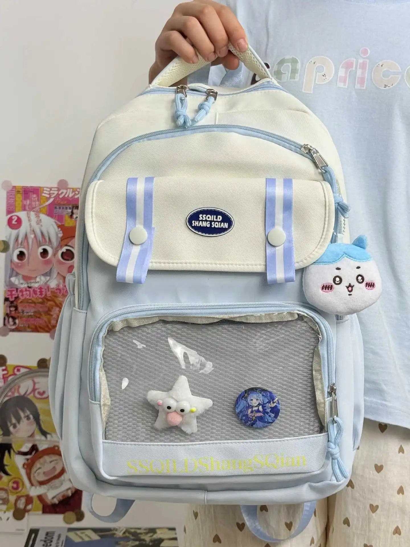 Cute Japanese Style Versatile Backpack | Fashionable Double Shoulder Bag