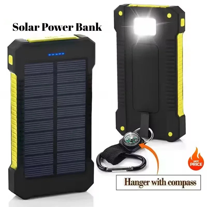 200000mAh Solar Power Bank | Fast Charging Portable Charger