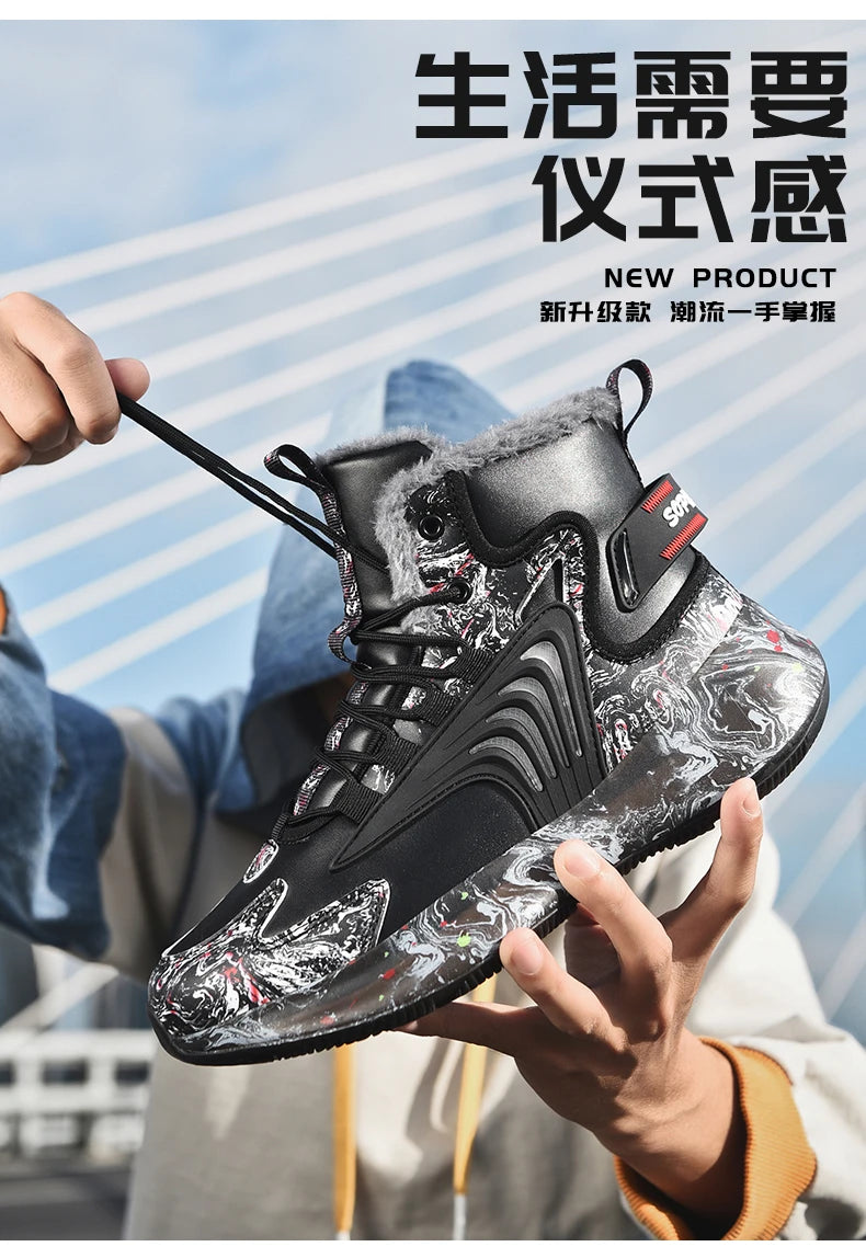 Men's Winter Boots | Warm, Waterproof, Non-Slip Slippers