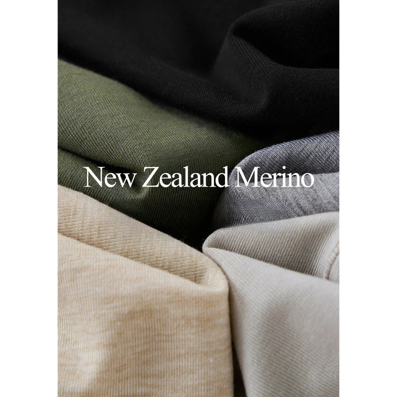 New Zealand Merino Wool T-Shirt Mens Summer Quick Dry Moisture Wicking Breathable Athletic Hiking Camping Gym Short Sleeve