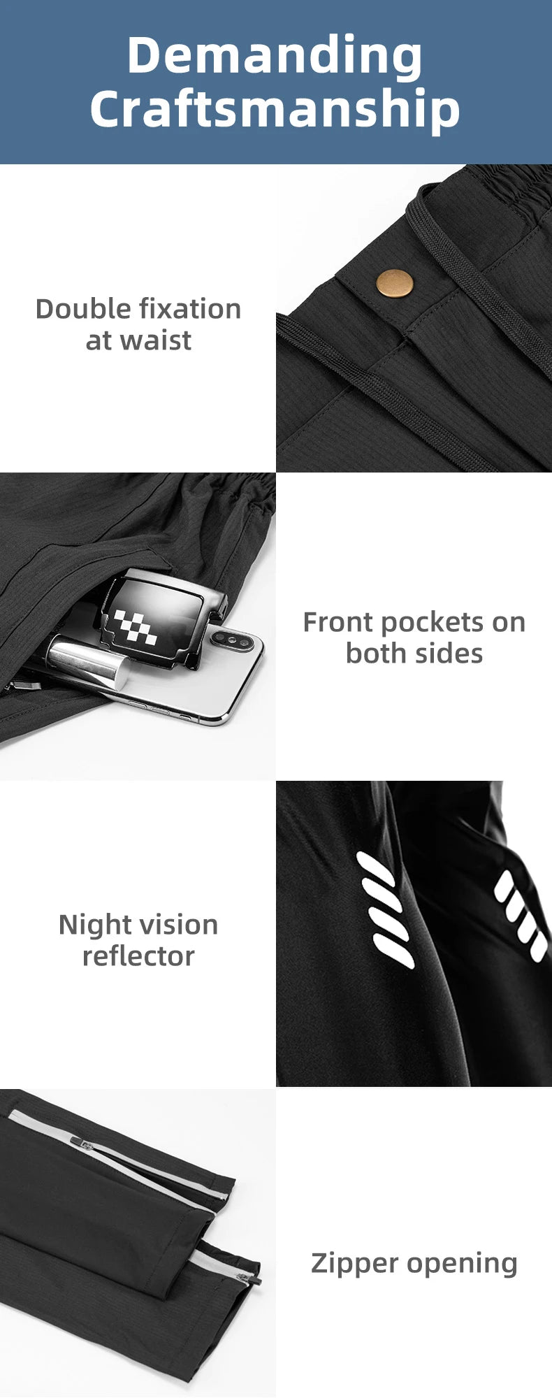 Breathable Cycling Pants for Men & Women | Full Length Sports Trousers