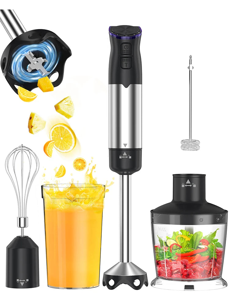 1000W Immersion Handheld Blender | Perfect for Smoothies & Soups