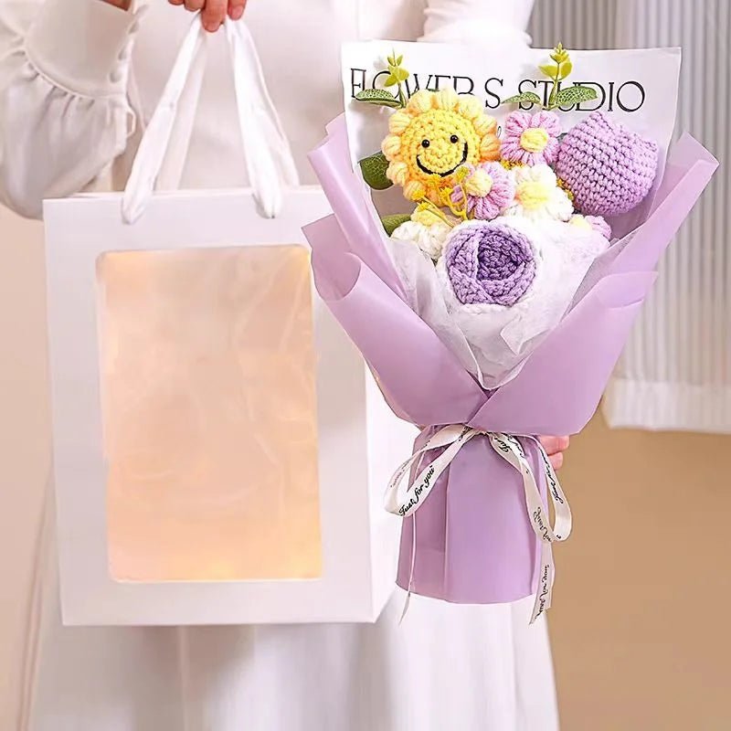 Handmade Crochet Tulip Bouquet | Elegant Gift for Any Occasion
